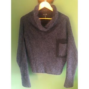 Sarah Paccini Funnel neck Mohair Sweater